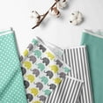 thumbnail image 2 of Bacati - Elephants Mint/Yellow/Grey Mini Crib Bedding Set, 2 of 11