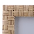 thumbnail image 2 of Benjara BM231264 9 in. Rattan Photo Frame with Interwoven Design, Brown, 2 of 3