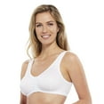 thumbnail image 3 of Carole Martin Full Freedom Comfort Bra WireFree Front Closure Style 7218 White 48, 3 of 37