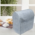 thumbnail image 3 of Geometric Stand Mixer Cover, Continuous Pattern with Lattice Style Tiny Squares Simplistic Grid Print, Kitchen Appliance Organizer Bag Cover with Pockets, 5 Quarts, Sea Blue and White, by Ambesonne, 3 of 4