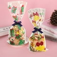 thumbnail image 5 of Hadanceo Biscuit Bags Cartoon Pattern 50Pcs Christmas Print Bakery Bread Bags Damp-proof Useful for Home, 5 of 7