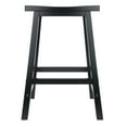 thumbnail image 3 of Winsome Satori Saddle Seat Counter Stool, 24", Black Finish, 3 of 8