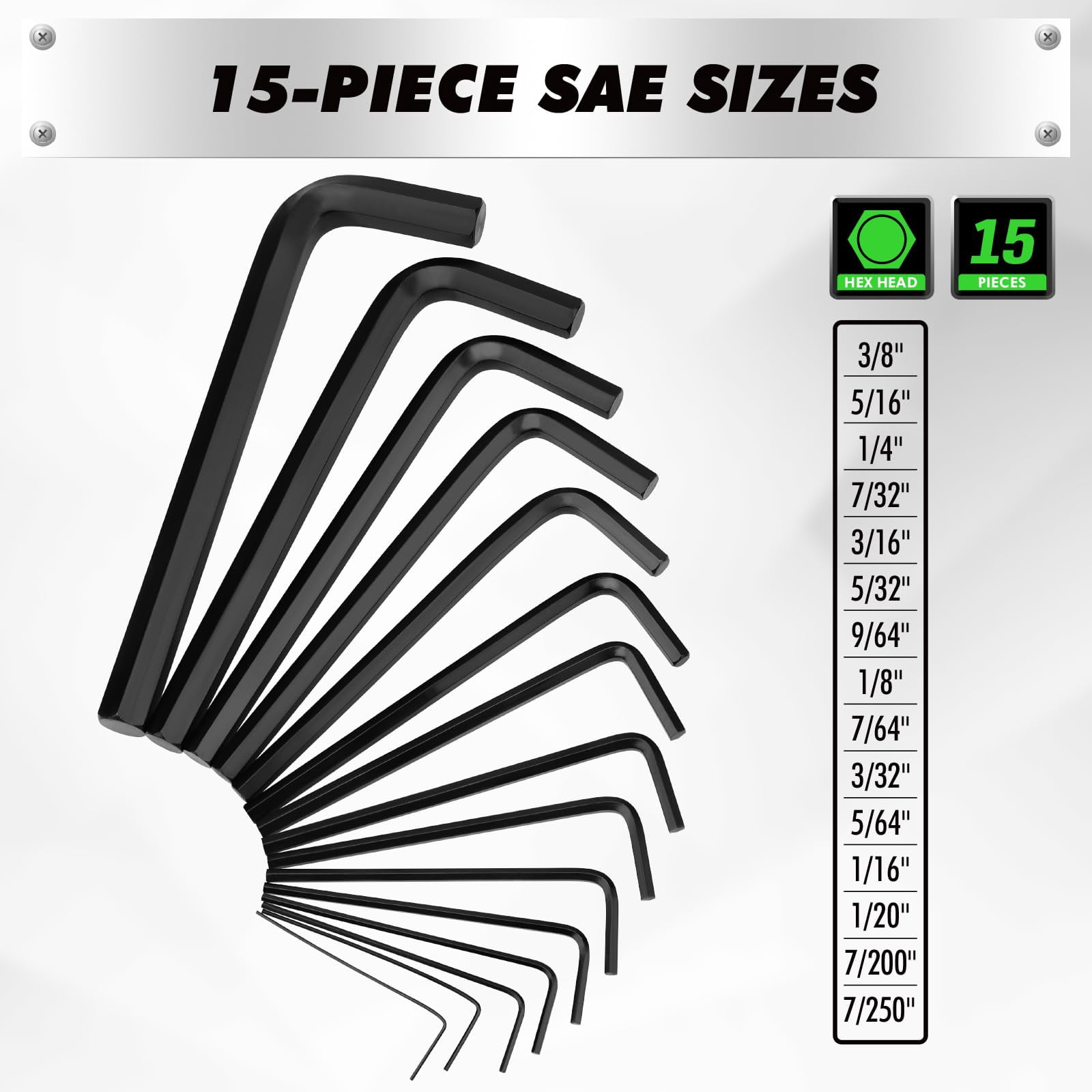 41-piece Hex Key Allen Wrench Set  With Torque Handle Sae(0.028"-3/8") Metric(0.7mm-10mm) Torx(t9-t50) Heat Treated Cr-v Steel For Bicycles 3-layer Storage Case