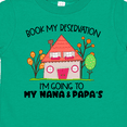 thumbnail image 4 of Inktastic Book my Reservation I'm Going To My Nana and Papa's- House Boys or Girls Toddler T-Shirt, 4 of 5