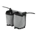 thumbnail image 2 of Portavasos de viaje para equipaje con capacidad para dos tazas, carrito plegable y lavable para equipaje, portavasos para maletas de todos los tamaños, color gris, 2 of 12