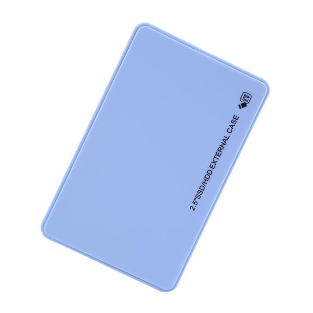 Caja de disco duro USB 3.0 de 2,5 pulgadas, carcasa externa móvil SATA HDD SSD de 5 Gbps para computadora portátil de escritorio