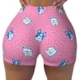 thumbnail image 2 of Lsque French Bulldog Pattern High Waisted Biker Shorts for Women-Tummy Control Fitness Athletic Workout Running Yoga Gym Shorts,Moisture-Wicking-Large, 2 of 9