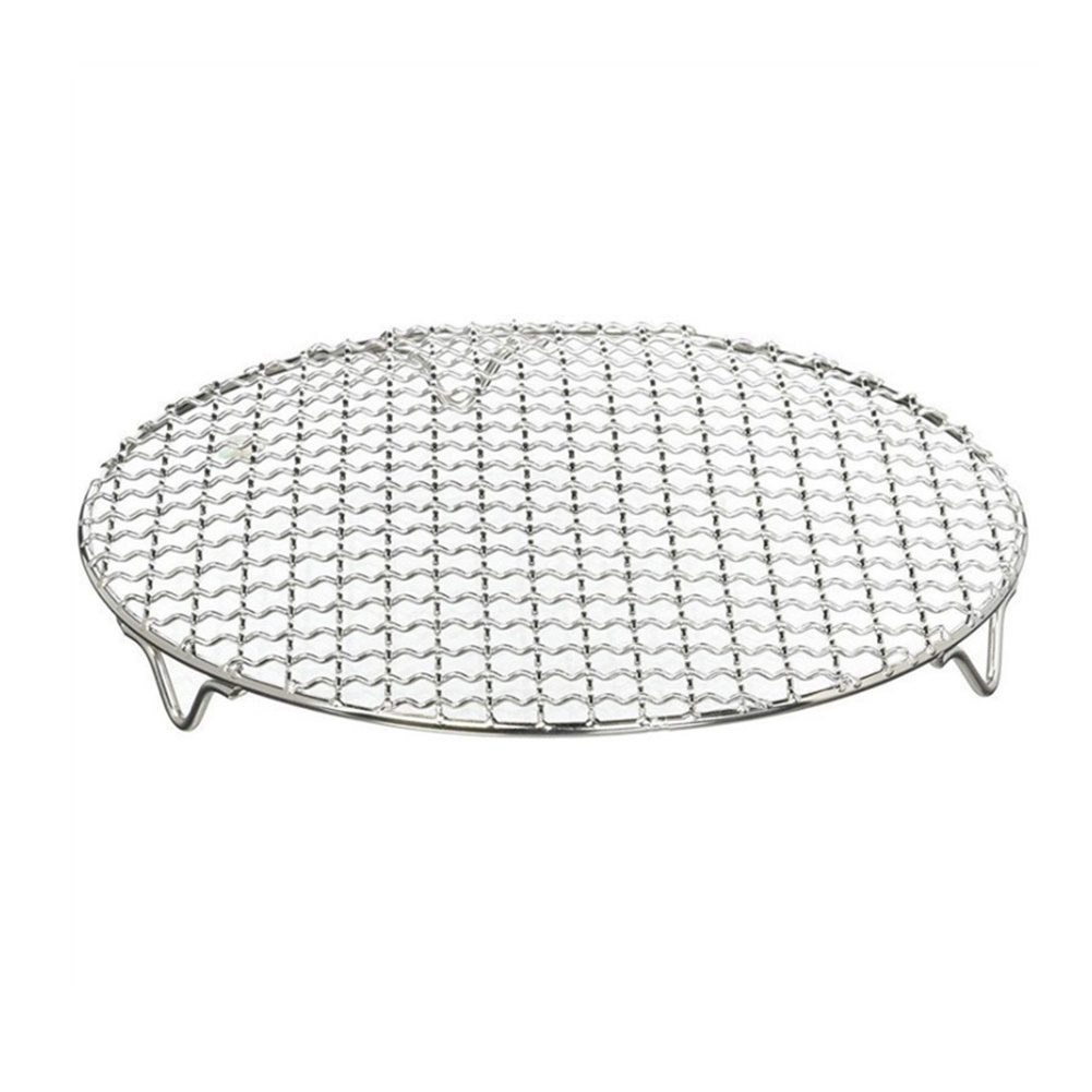 Ludlz Stainless Steel Round CHEF Round Cooking Rack, Baking Cooling Steaming Grilling Rack Stainless Steel, Fits Air Fryer/Stockpot/Pressure Cooker/Round Cake Pan, Oven & Dishwasher Safe - image 2 of 8