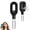 Black, variant on Aqua brush Spray Hair Brush, 2 in 1 Hair Brush with Water Spray, Hydrating Mist Detangling Brush, Portable Wet & Dry Styling Tool for Curly, Thick, Fine, Curly Straight Hair (orange)