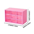 thumbnail image 4 of Birdeem Multifunctional Compartment Storage Box, Desktop Drawer Style Cosmetic Jewelry Box, Small Item Transparent Jewelry Box, 4 of 10