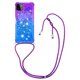 thumbnail image 1 of Funda para Samsung Galaxy A22 5G Brillantina Líquida Divertida Reluciente y con Cristales en Movimiento Cuerpo Cruzado con Cordón Ajustable, 1 of 5