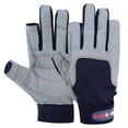 thumbnail image 5 of True Sailors Sailing Gloves with Cut only Thumb and Index Finger and Grip for Men and Women, Great for Kayaking, Workouts and More Blue/Grey, 5 of 7