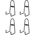 thumbnail image 1 of Paquete de 4 soportes de exhibición de placas de montaje en pared, soporte de caballete mediano, soporte vertical para colgar, estante para vinos, 1 of 4