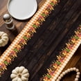 thumbnail image 2 of ERUNPONLY Fall Gnomes Table Runner - 36 Inch Long Thanksgiving Pumpkin Sunflower Maple Leaf Brown Cotton Linen Blended Dress Scarves Farmhouse Table Runner for Kitchen Dining, Coffee Table, 13" x 36", 2 of 8