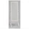 thumbnail image 2 of Legacy Decor White Finish Wood Rectangular Cheval Floor Mirror Free Standing Mirror, 2 of 2