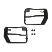 Rugged Ridge by RealTruck Fortis Tube Doors for Wrangler JK/JKU | Front, Black | 11509.31 | Compatible with 2007-2018 Jeep Wrangler JK/JKU