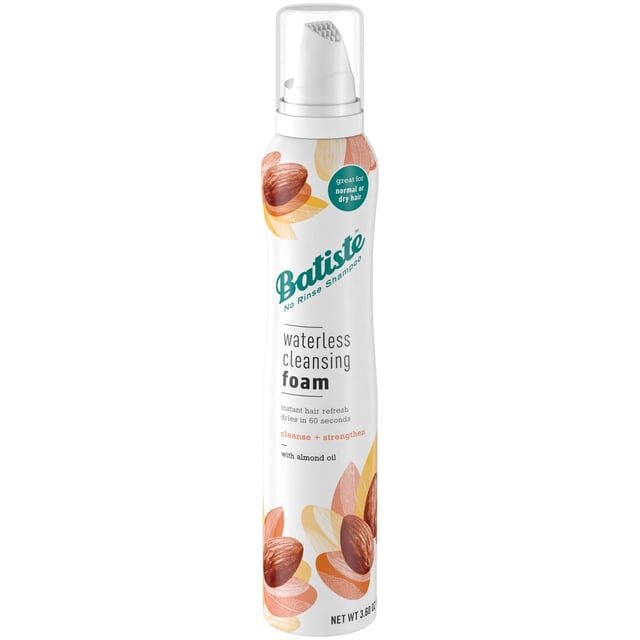 Espuma para Cabello Batiste Limpieza sin Agua y Fortalecedora 105 ml