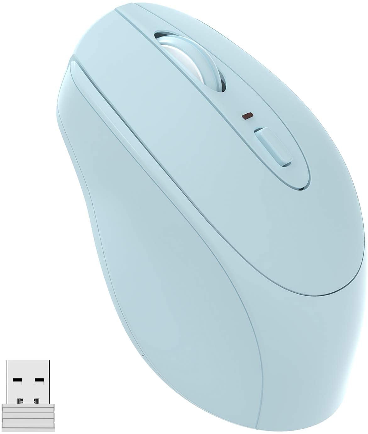 Wireless Mouse 2 4g Ultra Thin Low Noise Wireless Mouse Mouse With Usb Receiver Walmart Com