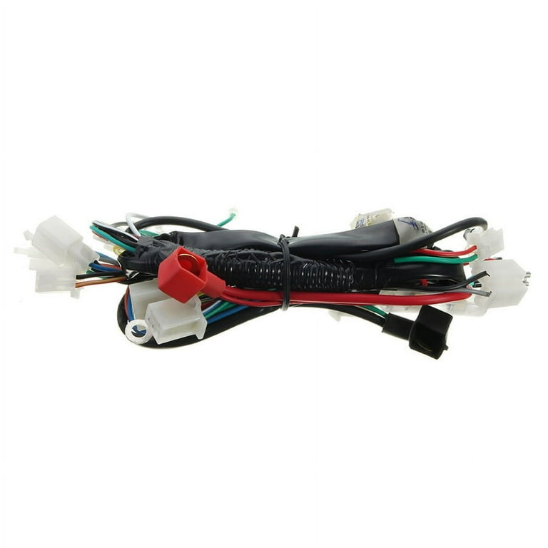 Dirt Bike Electric Scooters Electric Start Wiring Harness Loom For 50cc, 110cc, 125cc Pit Bikes, Quads & ATVs ATVs Under 50cc