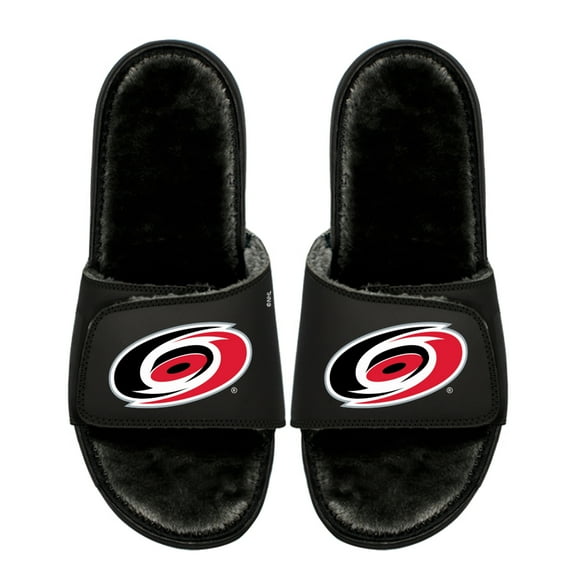 Youth ISlide Carolina Hurricanes Logo Fur Slide Sandals