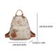 thumbnail image 2 of Mochila casual para mujer con correa ajustable de piel sintética para viajes de compras, 2 of 3
