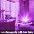 thumbnail image 2 of 16 Colors Gradual Rotating Flame Water Lamp, Northern Lights Ocean Wave Projector Light, 2 of 6