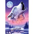 thumbnail image 1 of Pintura de diamante (DE4944) 5D DIY Kits de punto de cruz Lobo bordado cuadrado 50x70cm Hugtrwg Para estrenar, 1 of 1