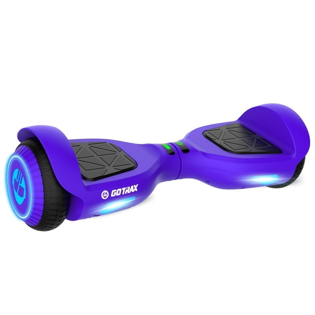 Gotrax Edge Hoverboard for Kids Adults 6.5 Tires 10km h MAX 7km Self Balancing Scooter Blue Walmart