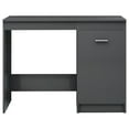 thumbnail image 5 of vidaXL Desk High Gloss Grey 100x50x76 cm Engineered Wood, 5 of 5