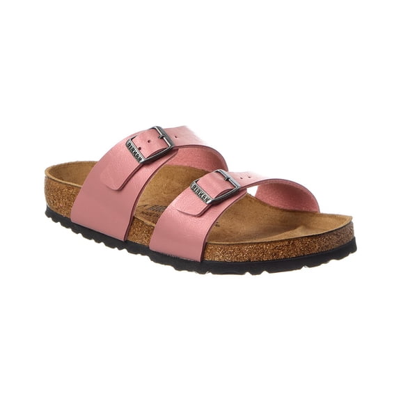 Birkenstock Sydney BS Birko-Flor Sandal, 41, Pink