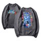 thumbnail image 2 of Moonsky Sudadera pop Demon Hun/er, sudadera Huntrix con cuello redondo, jersey de manga larga para mujer y hombre, ropa de calle, moda urbana (Gris oscuro S), 2 of 5