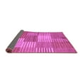thumbnail image 2 of Ahgly Company Indoor Square Checkered Purple Modern Area Rugs, 8' Square, 2 of 4