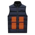 thumbnail image 4 of Heated Womens Vest 11 Heat Zones Fast Warm Up Usb Smart Warming Layer Cotton Padded Winter Outdoor Sleeveless Jacket Heated Vest Regular Fit Puffer Vest, 4 of 4