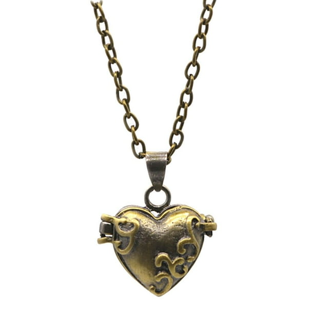 Colgante de corazón Zulema con cadena de 50 cm Collar colgante conmemorativo