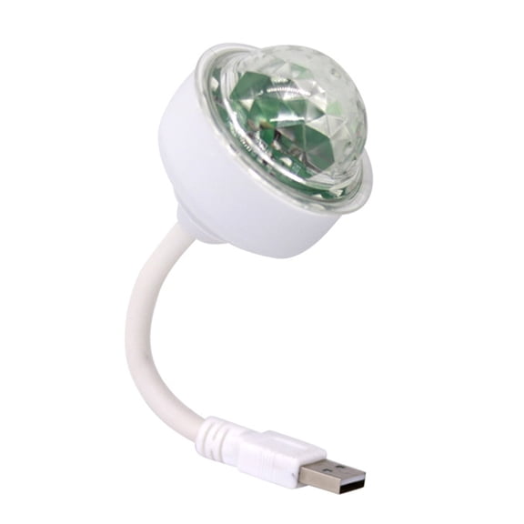 USB Powered 360 Degree Rotating Ball 6W Crystal Effect Party Lighting for Party