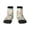 3 Black, variant on Rateoe Turtle Crab Sea Horse Pattern Quarter Crew Socks,Toe Seamed Ankle Socks,Cotton Cushioned Breathable Athletic Crew Sports Socks