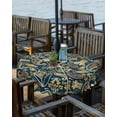 thumbnail image 2 of Outdoor Tablecloth with Umbrella Hole and Zipper 60R Table Cover for Round Tables Waterproof Tabletop Collection for Patio Garden Picnic Camping, 2 of 5