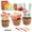3 packs of potted plants (style 2), variant on Knitting Potted Animals Crochet Material Pack Wool Weaving Group Crochet Ornament Handmade DIY