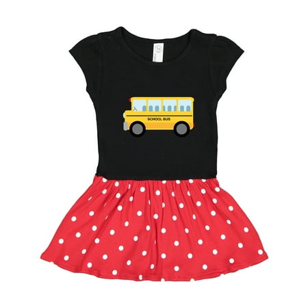 

Inktastic School Bus Gift Toddler Girl Dress