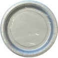 thumbnail image 2 of Party Dimensions 71872 7 in. Solid Silver High Count Paper Plate - 864 Per Case, 2 of 3