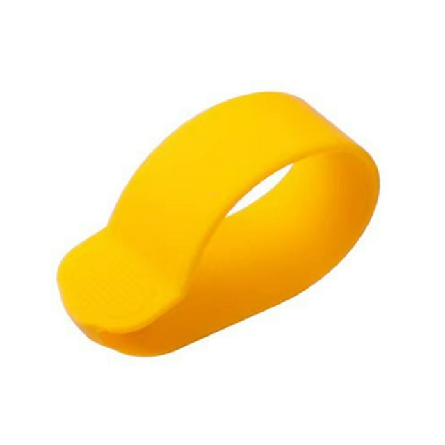 Housse de Guidon Étanche Protection Antidérapante Manchon en Silicone Accessoires Jaune