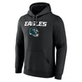thumbnail image 2 of Men's A.J. Brown Black Philadelphia Eagles Wordmark Player Name & Number Pullover Hoodie, 2 of 3