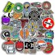 thumbnail image 1 of 50 Pcs Skateboard Fashion Brand Logo Waterproof Sticker, 1 of 5