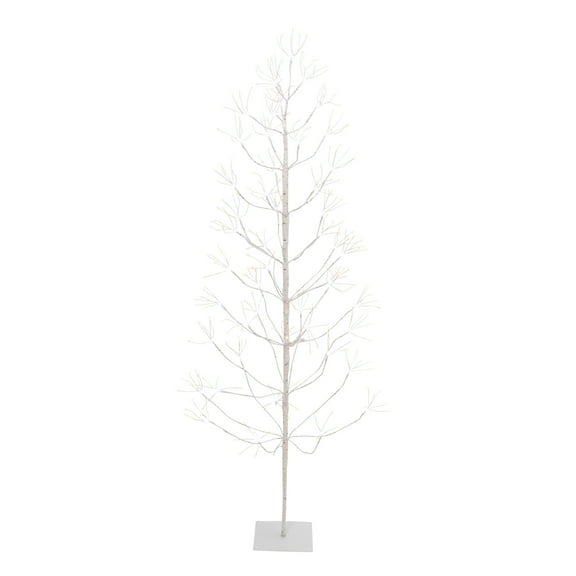 The Gerson Company 6 ft Tall Birch Tree with 588 LEDs Lights - N/A