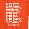 thumbnail image 3 of Forrest Gump - Bubbas Shrimp List - Men's Short Sleeve Graphic T-Shirt, 3 of 5