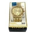 thumbnail image 5 of Elgin Adult Male Analog Watch in Gold with Textured Dial and Bracelet (FG18003), 5 of 5