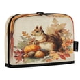 thumbnail image 2 of Standing Pencil Case with Base Large Capacity Stationery Pouch Pen Bag with Zipper for Women Men Cute Squirrel with Acorns, 2 of 7
