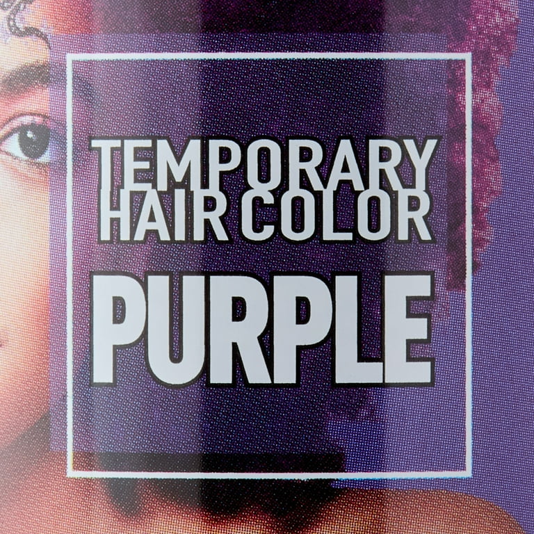Temporary Hair Color Spray, Purple, 3oz, Halloween Make-Up for Adults, by Goodmark