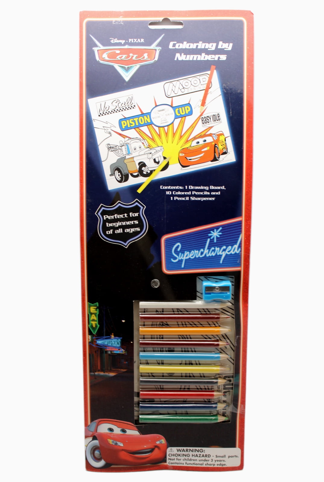 Disney Pixar's Cars Lightning McQueen & Mater Coloring ...