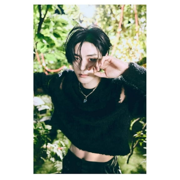 Zerobaseone Zb1 Kim Jiwoong Poster(5 Blue Paradise Album Hide Concept Photo Print K-Pop Home Decor For Living Room Aesthetic Kpop Male Boys Group Boy Band